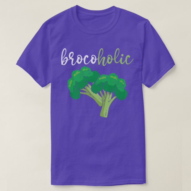 Brocoholbroccoli Vegan Älskare Vegetable Healthy T Shirt (Design framsida)