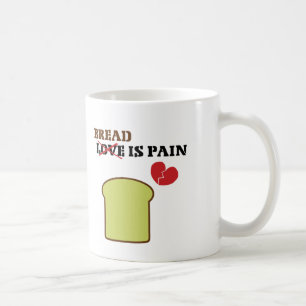 Bröd är ont kaffemugg