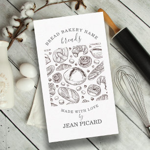 Bröd Bakery Affärskort Visitkort