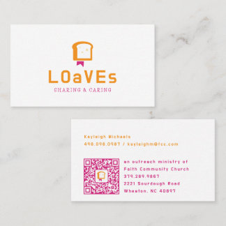 Bröd Bibel Logotyp | Kristet matministerium Visitkort