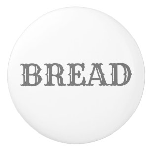 Bröd box eller låda Vintage Stil keramisk dragning Knopp