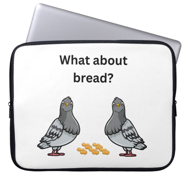 Bröd då? laptop fodral (Framsidan)