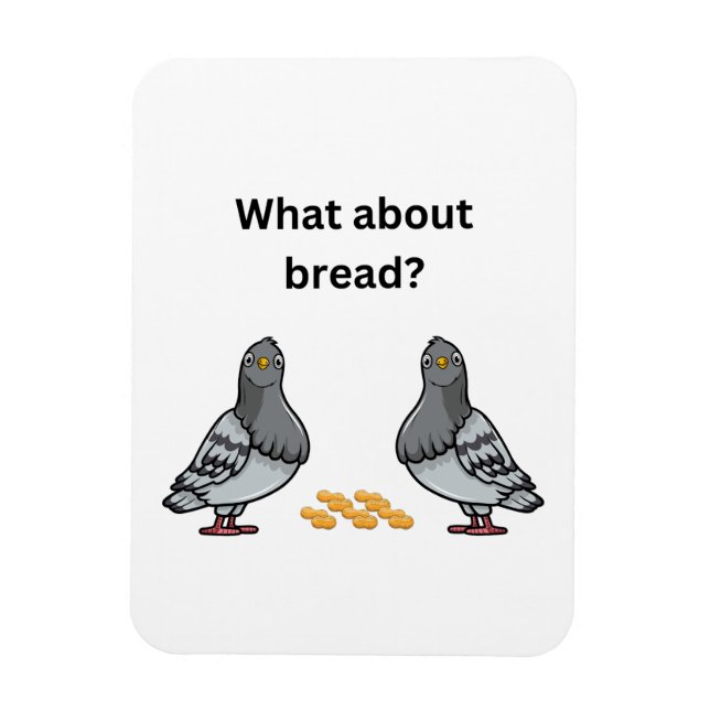 Bröd då? magnet (Vertikal)
