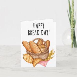 Bröd Day Punts Birthday Card Kort