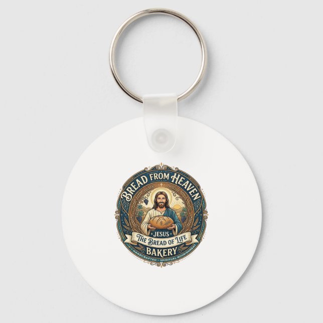 Bröd från himlen Jesus bröd Liv Bageri Kristna Nyckelring (Framsida)