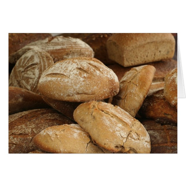 bröd hälsningskort (Framsidan Horizontal)