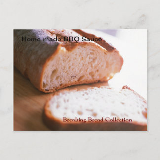 Bröd, hemgjord, BQ Sauce Recipe Vykort