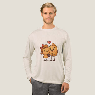 Bröd i Kärlek - Utmatning av Tecknad och unika ege T Shirt