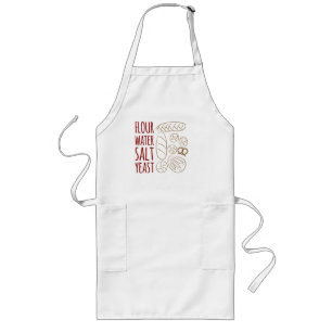 Bröd Ingredients Apron Långt Förkläde