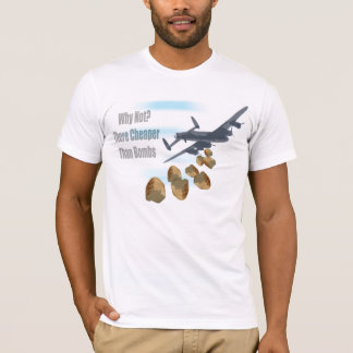 Bröd inte bombarderar utslagsplatsen t-shirt