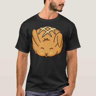Bröd Kanin Söt Mat Djur Puns Konst Whimsical T Shirt