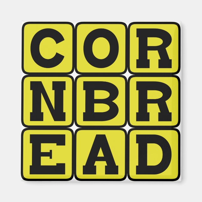 Bröd, kornmjöl Bröd Magnet (Framsidan)