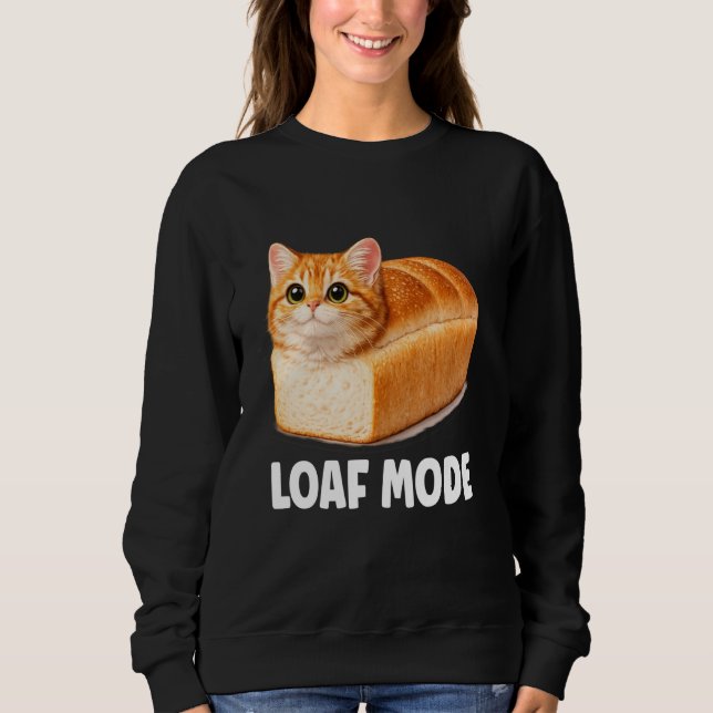Bröd Mode Orange Katt Roligt Sött Bröd Meme T Shirt (Framsida)