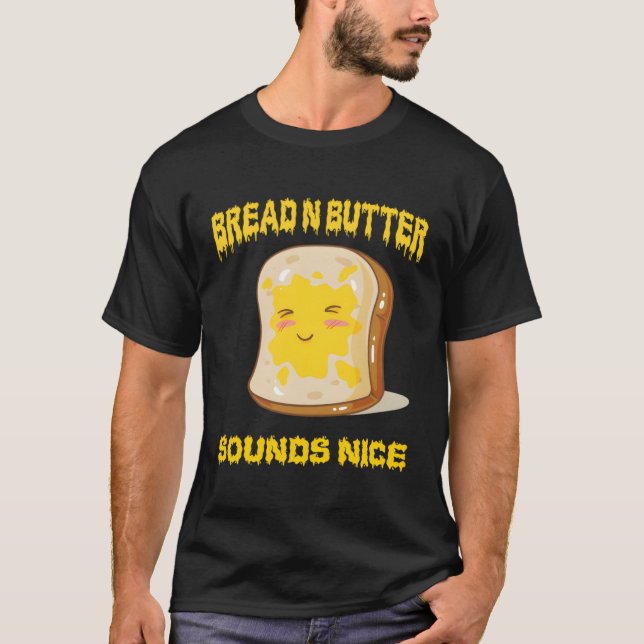 Bröd N-knapp T Shirt (Framsida)