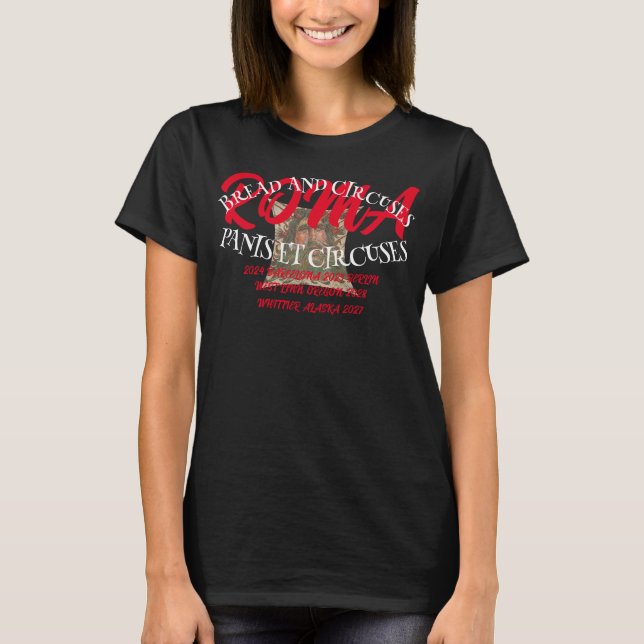 BRÖD OCH CIRKUS ROMA VÄST LINN OREGON T SHIRT (Framsida)