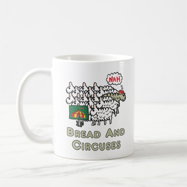 Bröd och cirkusar kaffemugg (Vänster)