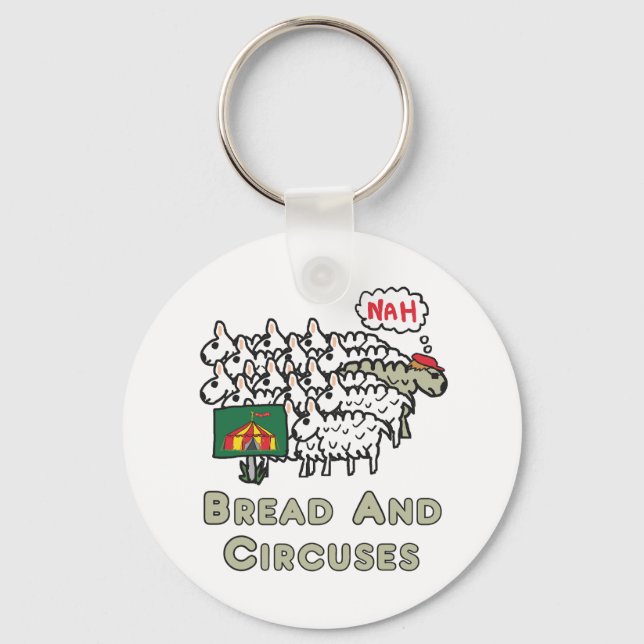 Bröd och cirkusar nyckelring (Framsida)