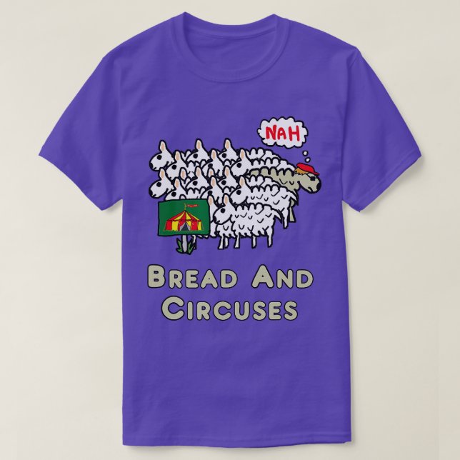 Bröd och cirkusar t shirt (Design framsida)