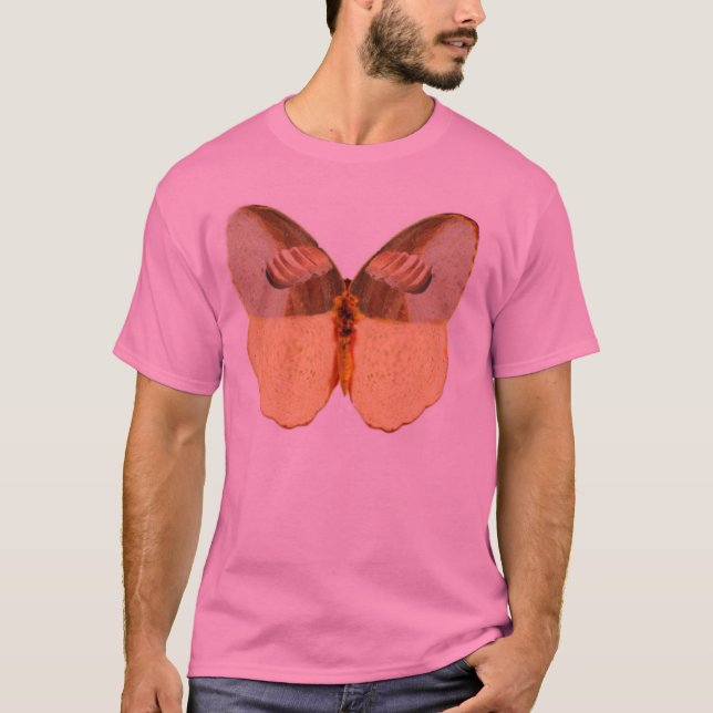 bröd och fjäril tee shirt (Framsida)