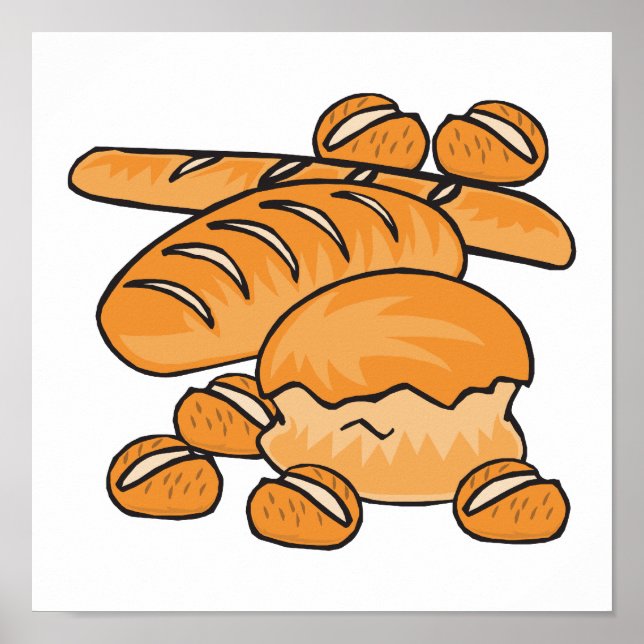 Bröd och rullar poster (Framsidan)