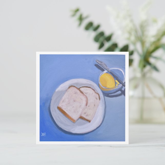 Bröd och smör kort (Stående Fram)