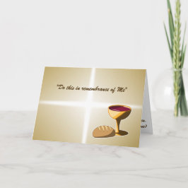 Bröd och Vin: den sista Påsk-kommunen Kort