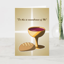 Bröd och Vin: den sista Påsk-kommunen Kort