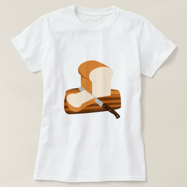 Bröd släntrar t shirt (Design framsida)
