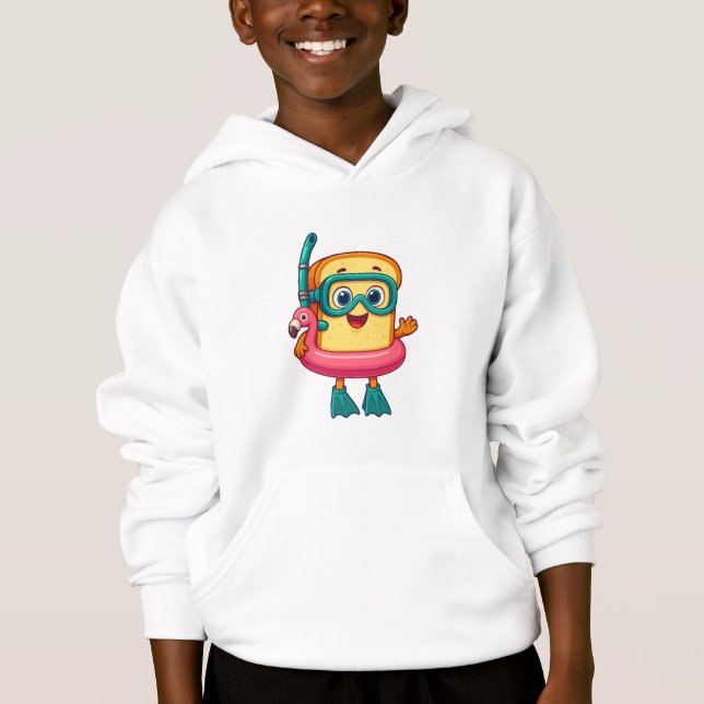 Bröd Tony – Flamingo Snorkelkompis T Shirt (Framsida)