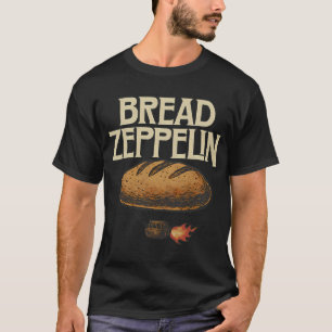 Bröd Zeppelin Rockband Parodi T Shirt