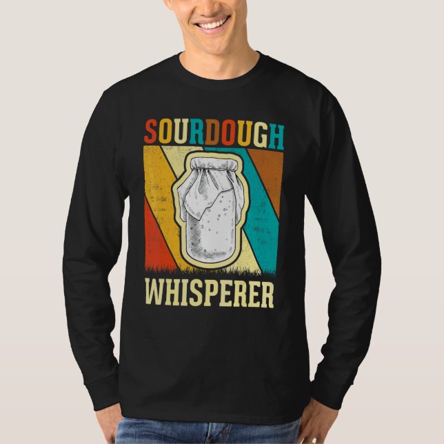 Brödbackare Retro surdegsexpert T Shirt (Framsida)