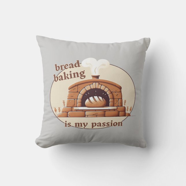 Brödbackning är min passion kudde (Framsida)