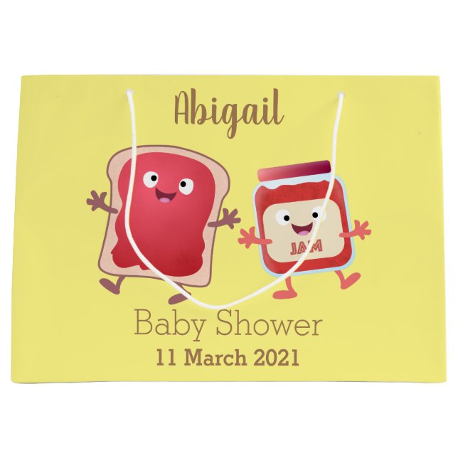 Brödbröd och sylt tecknade figurer (Framsidan)