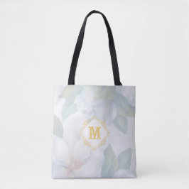 Brödd Blommigt Monogrammed WedWedFavor Tygkasse