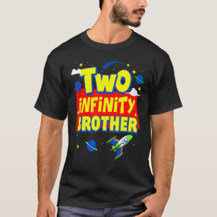 Broder 2 oändlighet och dekoration efter födelseda t shirt
