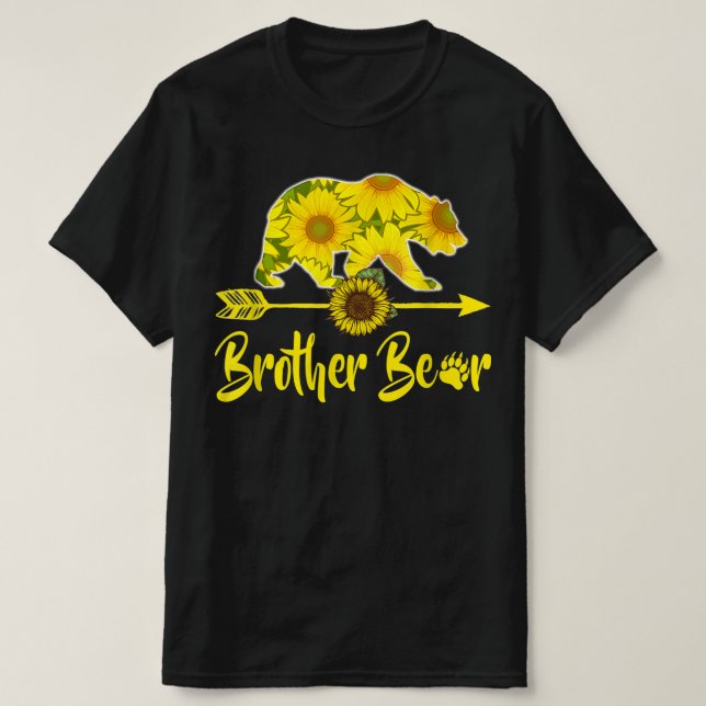 Broder Bear Solros T-Shirt Rolig Mor Far (Design framsida)