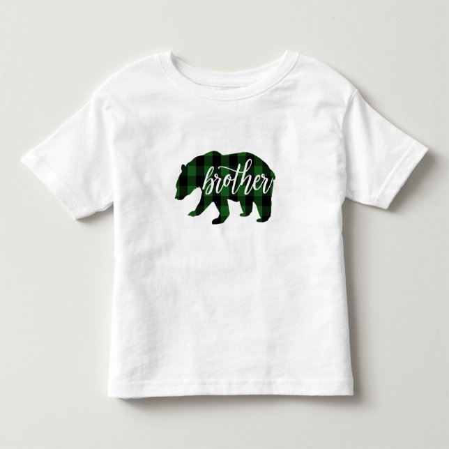 Broder Björn | Grön Rutig T Shirt (Framsida)