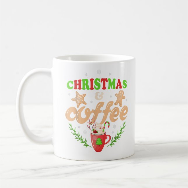 Broder Björn HBT jul regnbåge stolthet Gay Lesb Kaffemugg (Vänster)