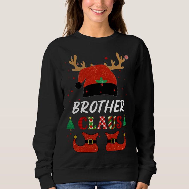 Broder Claus Familj Julkläder T Shirt (Framsida)