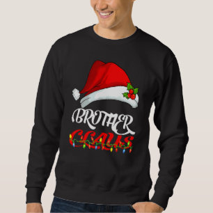 Broder Claus jul pyjamas familj matchande Xma Lång Ärmad Tröja
