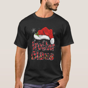 Broder Claus skjorta julbelysning pyjamas familj T Shirt