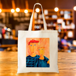 Bröder Contemporary Art Painting to Bag Tygkasse
