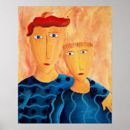 Bröder Contemporary Painting Fine Art Print Poster