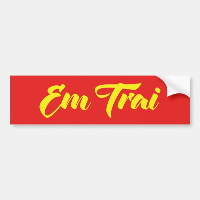 Broder - Em Trai ~ Ting Viet Bildekal (Framsidan)