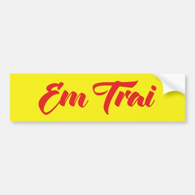 Broder - Em Trai ~ Ting Viet Bildekal (Framsidan)