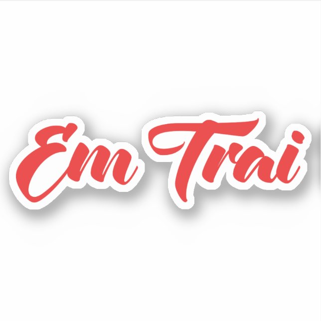 Broder - Em Trai ~ Ting Viet Klistermärken (Framsida)