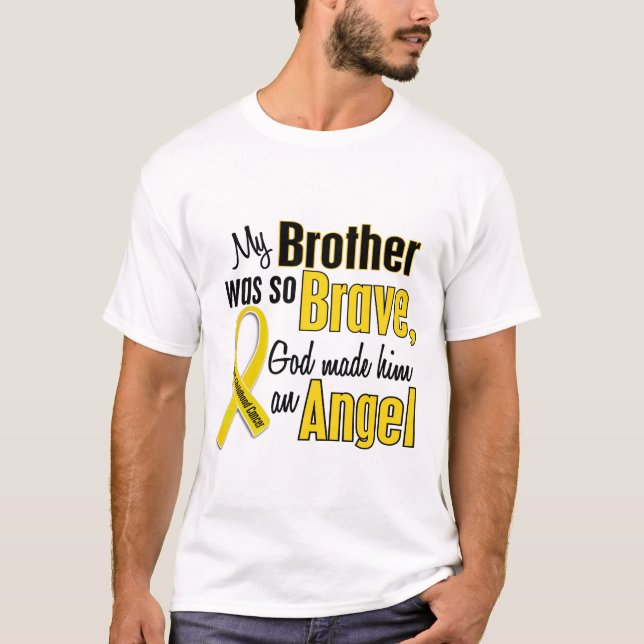 Broder för barndomcancerÄNGEL 1 Tee (Framsida)