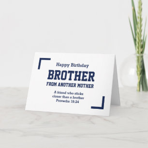 BRODER FRÅN ETT ANNAT MOR BroPerformance Birthda Kort