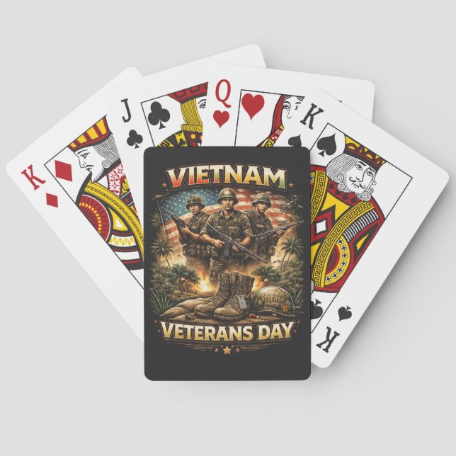 Bröder från Vietnam Casinokort (Baksidan)