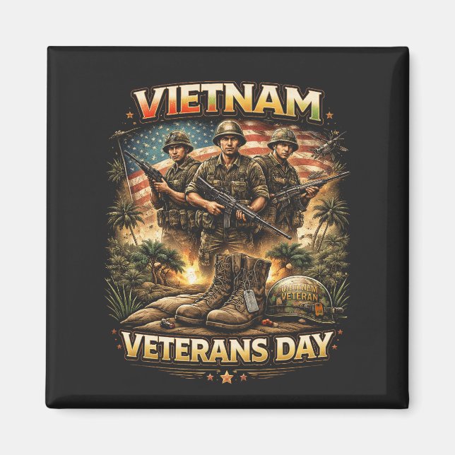Bröder från Vietnam Magnet (Framsidan)
